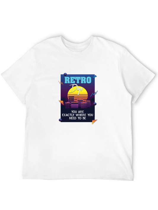Retro Days Graphic T-Shirt - Nostalgic 80s Style
