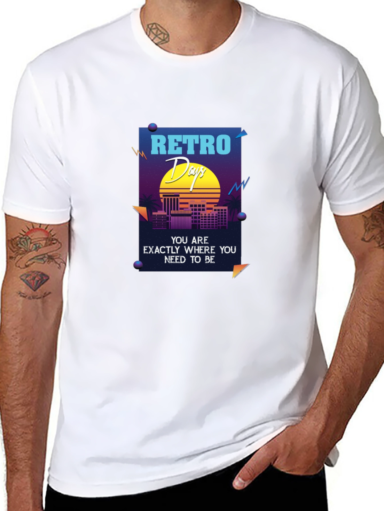 Retro Days Graphic T-Shirt - Nostalgic 80s Style