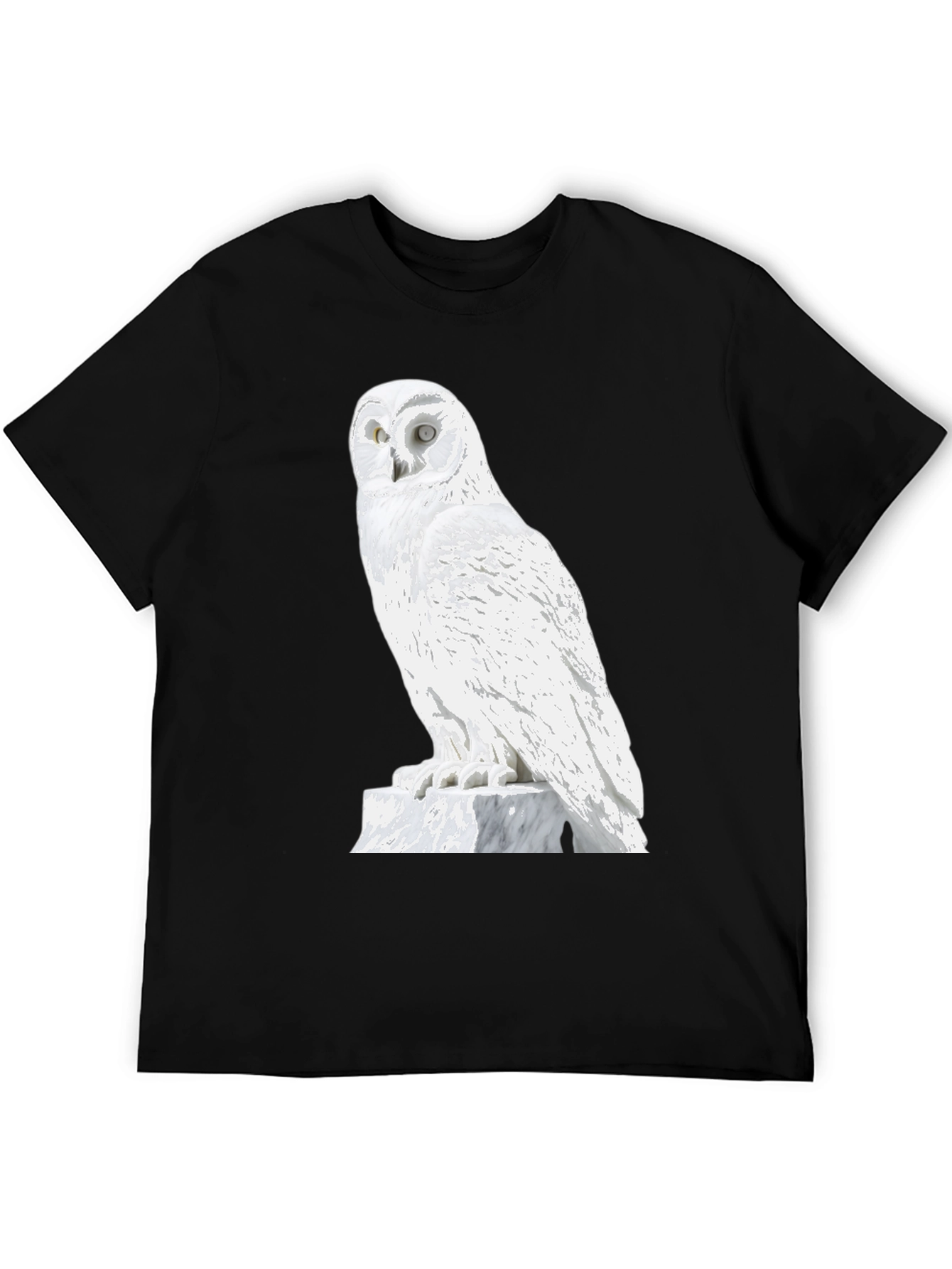Owl Graphic Tee - Cool Black T-Shirt