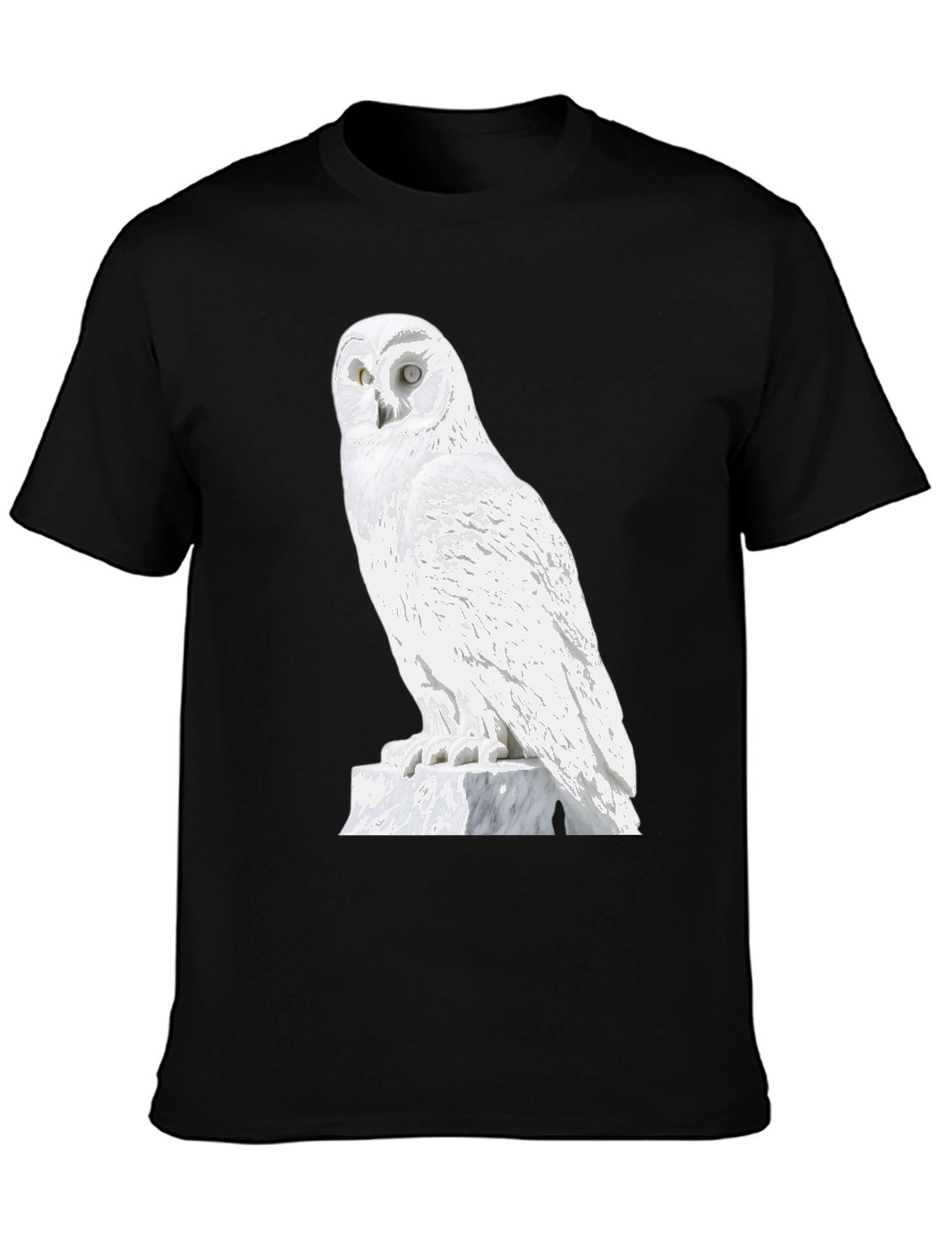 Owl Graphic Tee - Cool Black T-Shirt