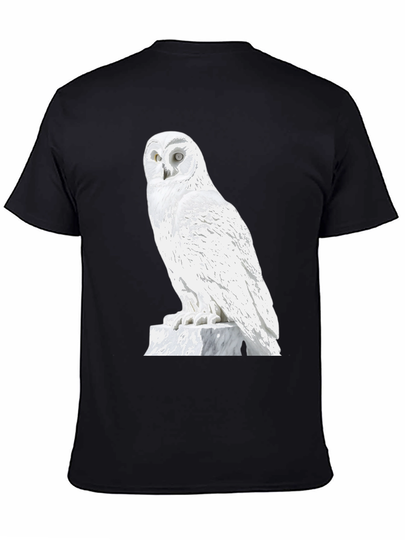 Owl Graphic Tee - Cool Black T-Shirt