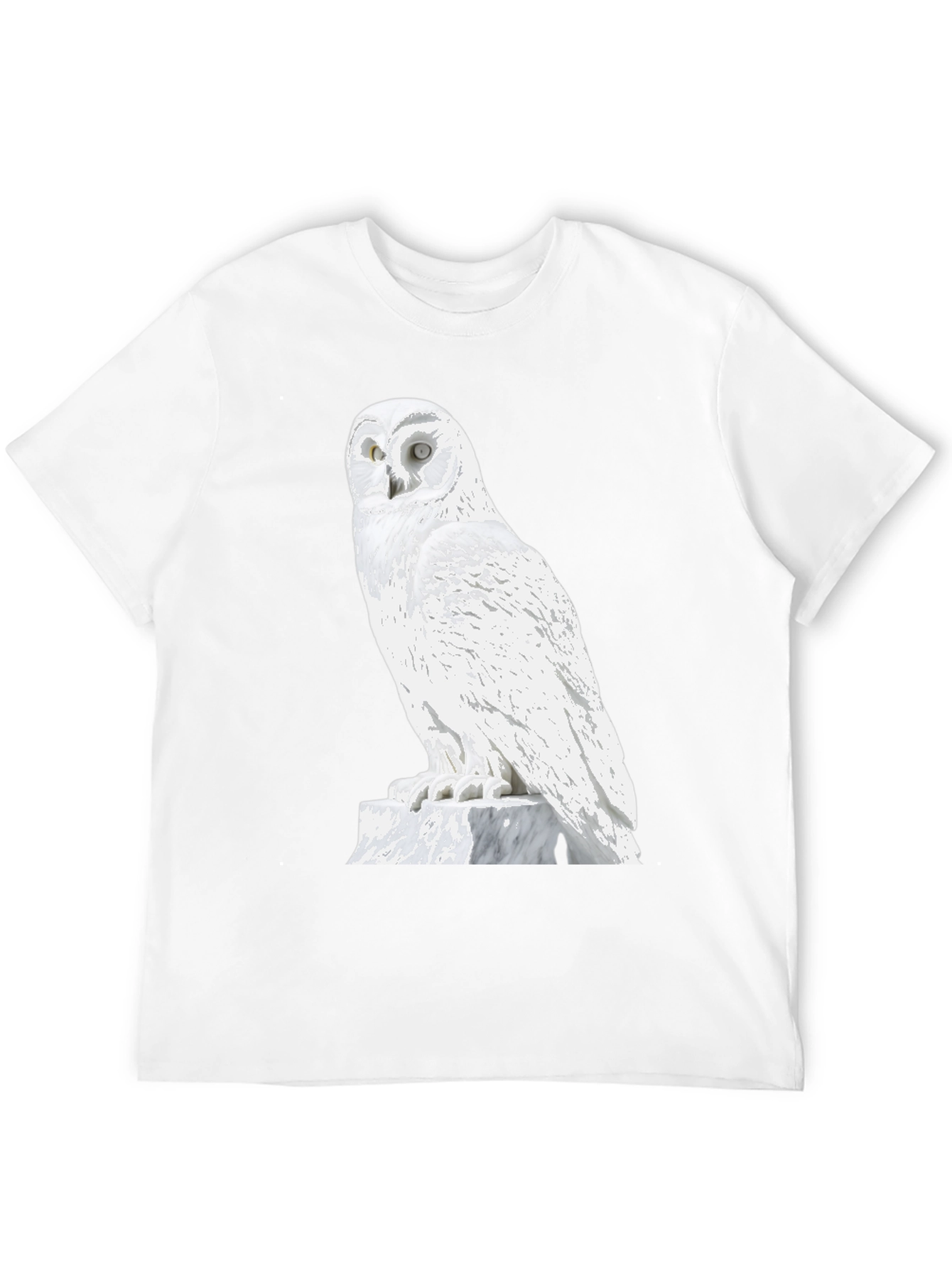 Owl Graphic Tee - Cool Black T-Shirt