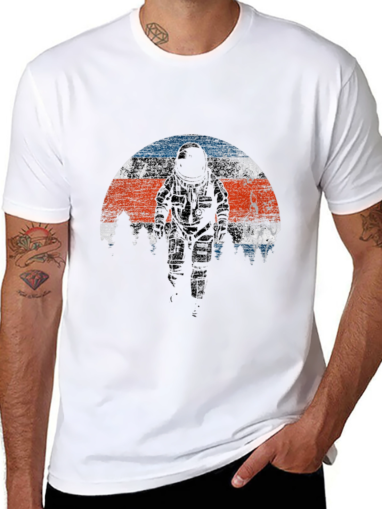 Astronaut T-Shirt - Retro Space Exploration Tee