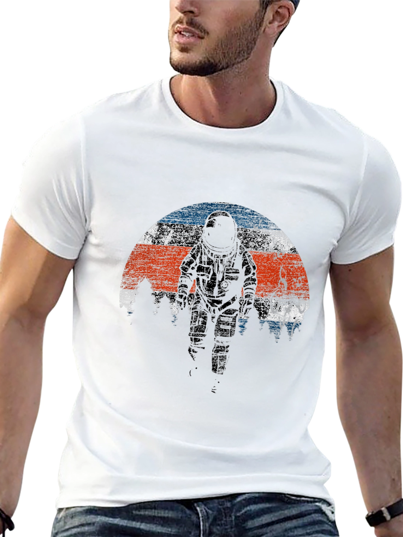 Astronaut T-Shirt - Retro Space Exploration Tee