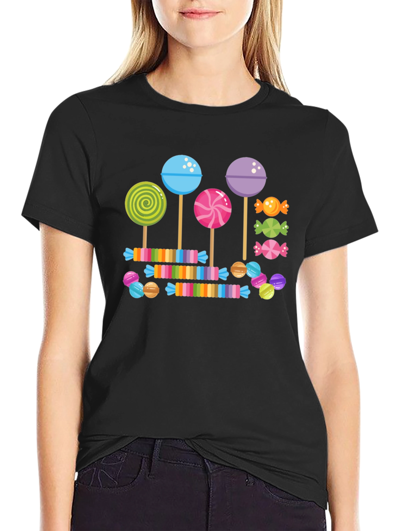 Candy Lollipop T-Shirt: Sweet Treat Design