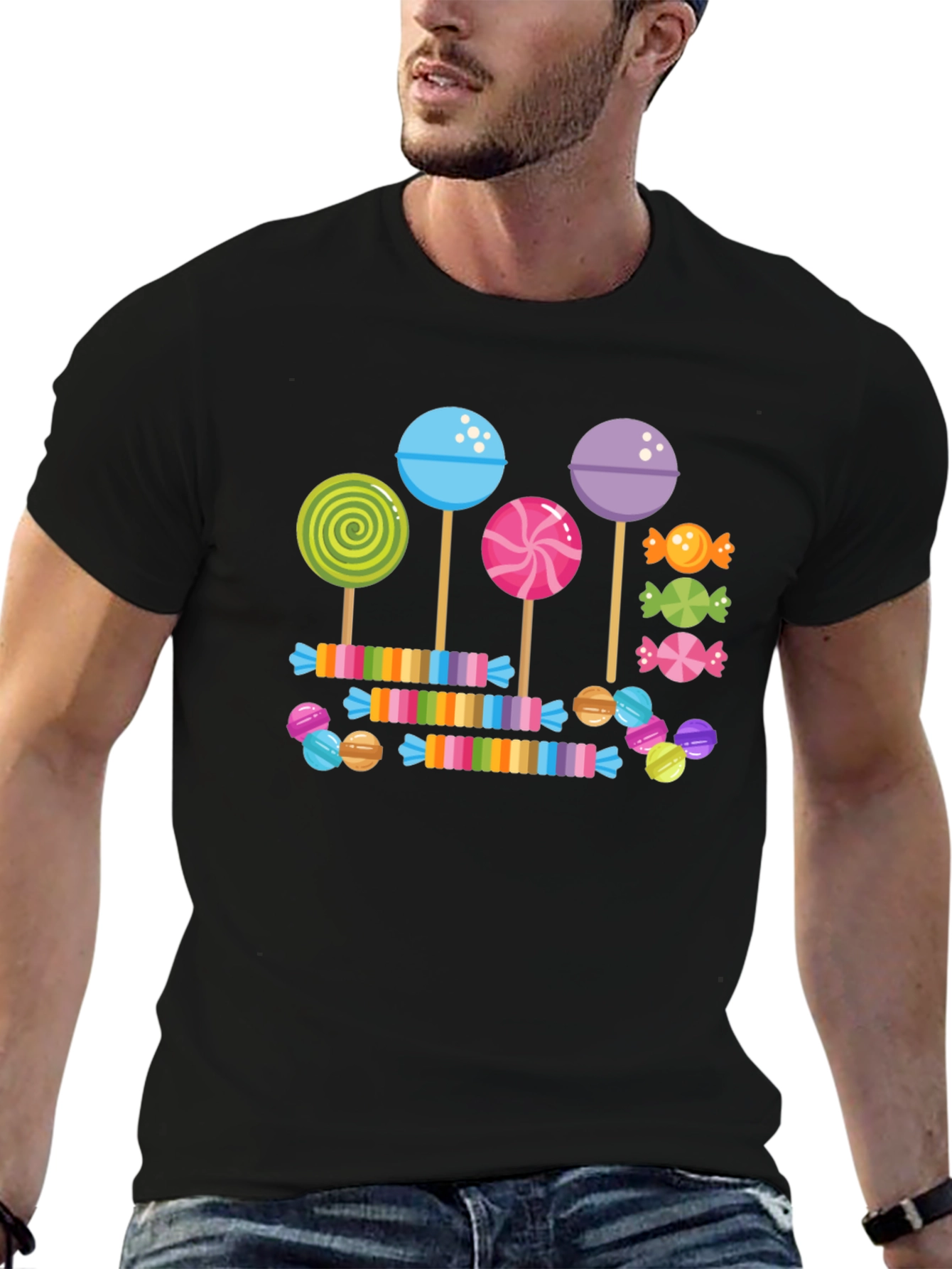 Candy Lollipop T-Shirt: Sweet Treat Design