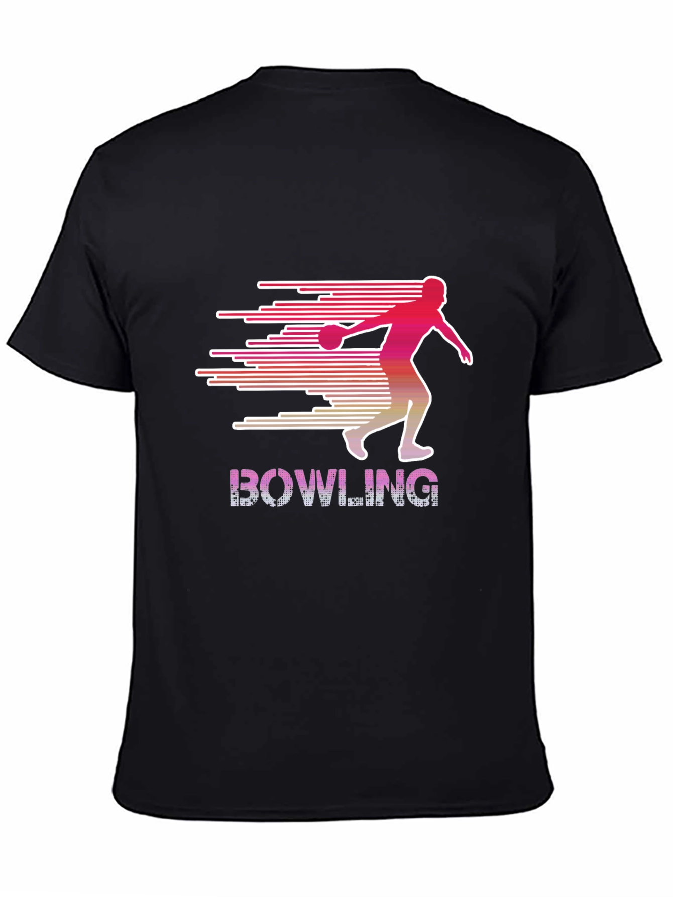 Bowling Strike T-Shirt - Retro Style Bowler Tee