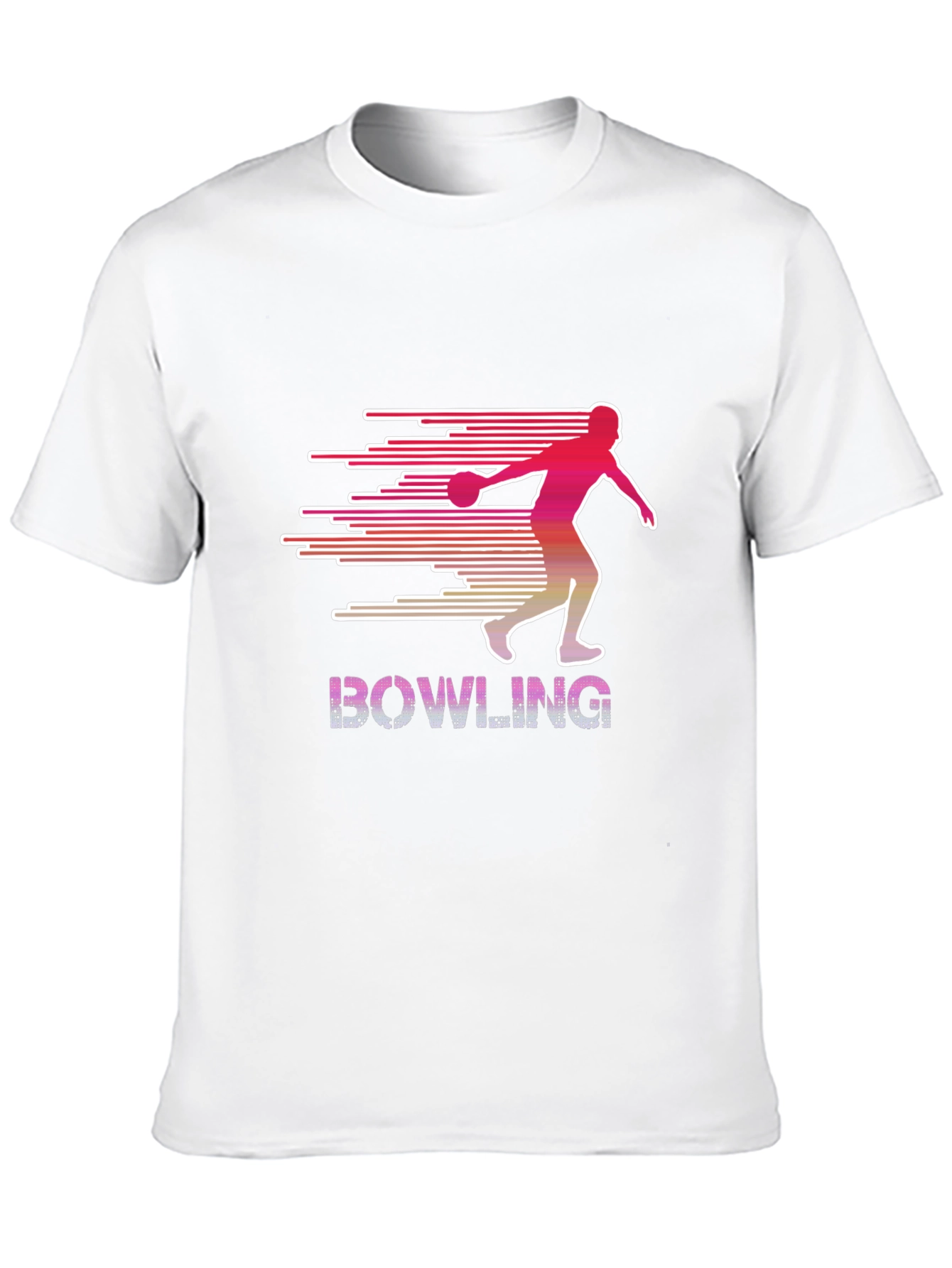 Bowling Strike T-Shirt - Retro Style Bowler Tee