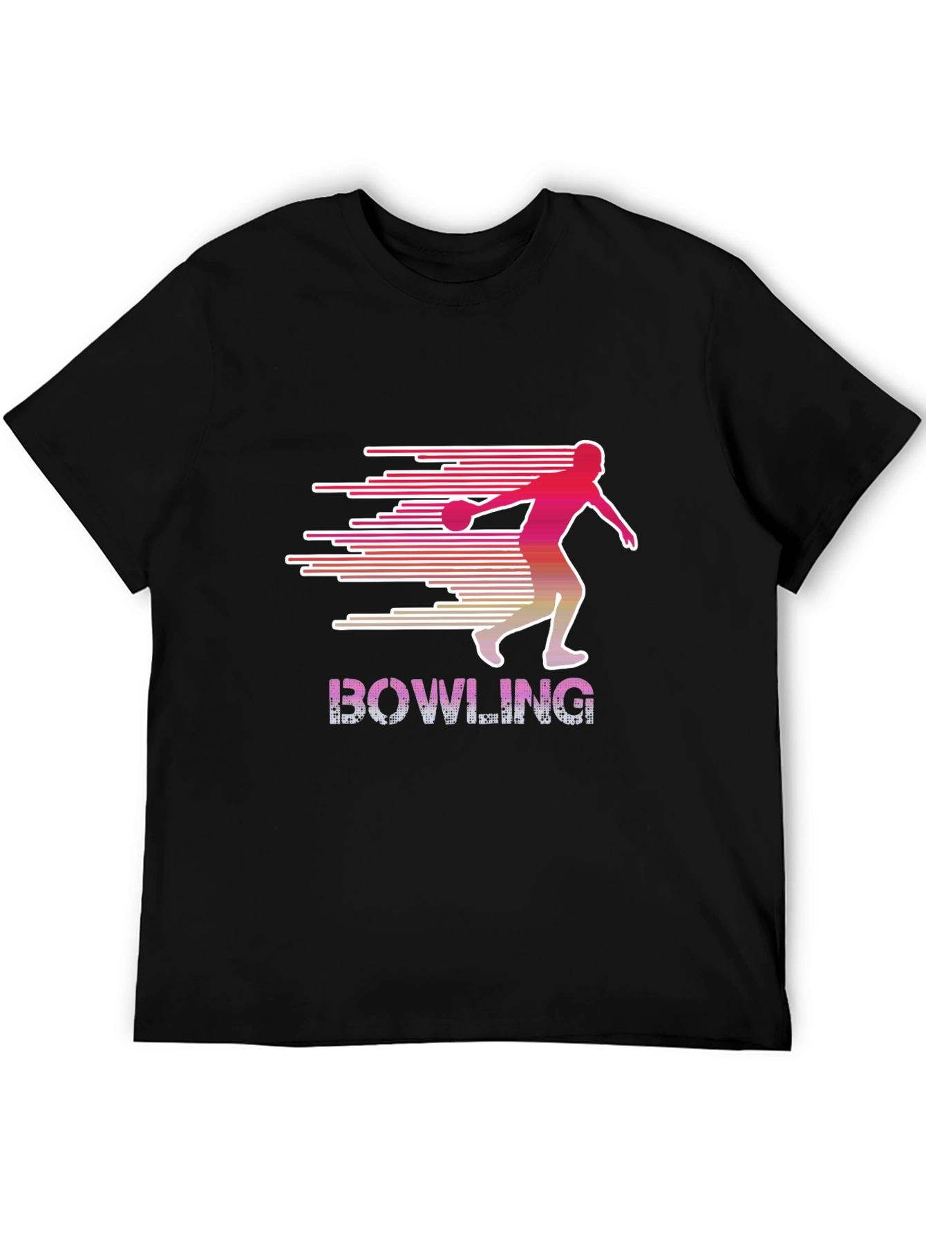 Bowling Strike T-Shirt - Retro Style Bowler Tee
