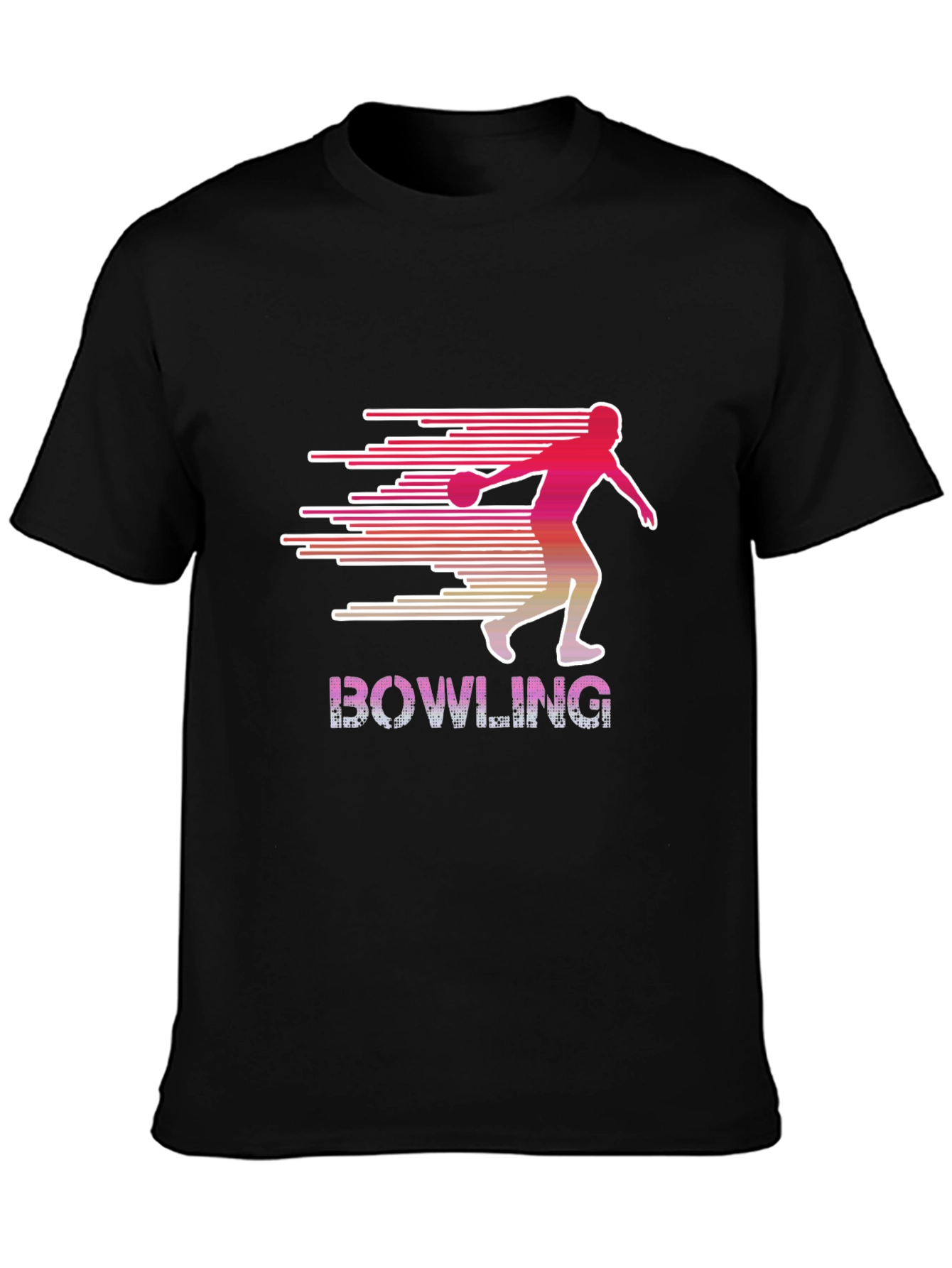 Bowling Strike T-Shirt - Retro Style Bowler Tee