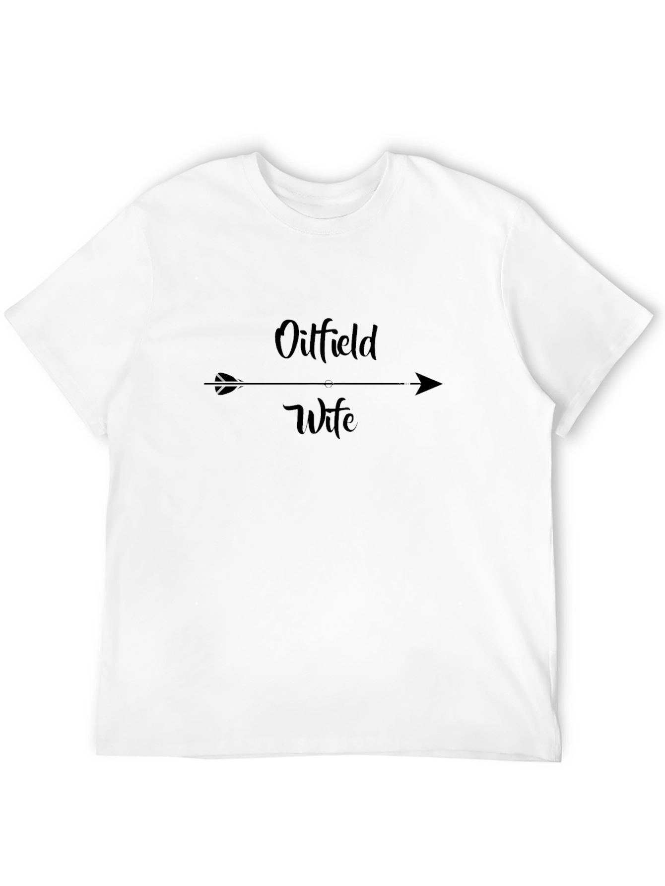 Oilfield Wife Arrow T-Shirt - Black
