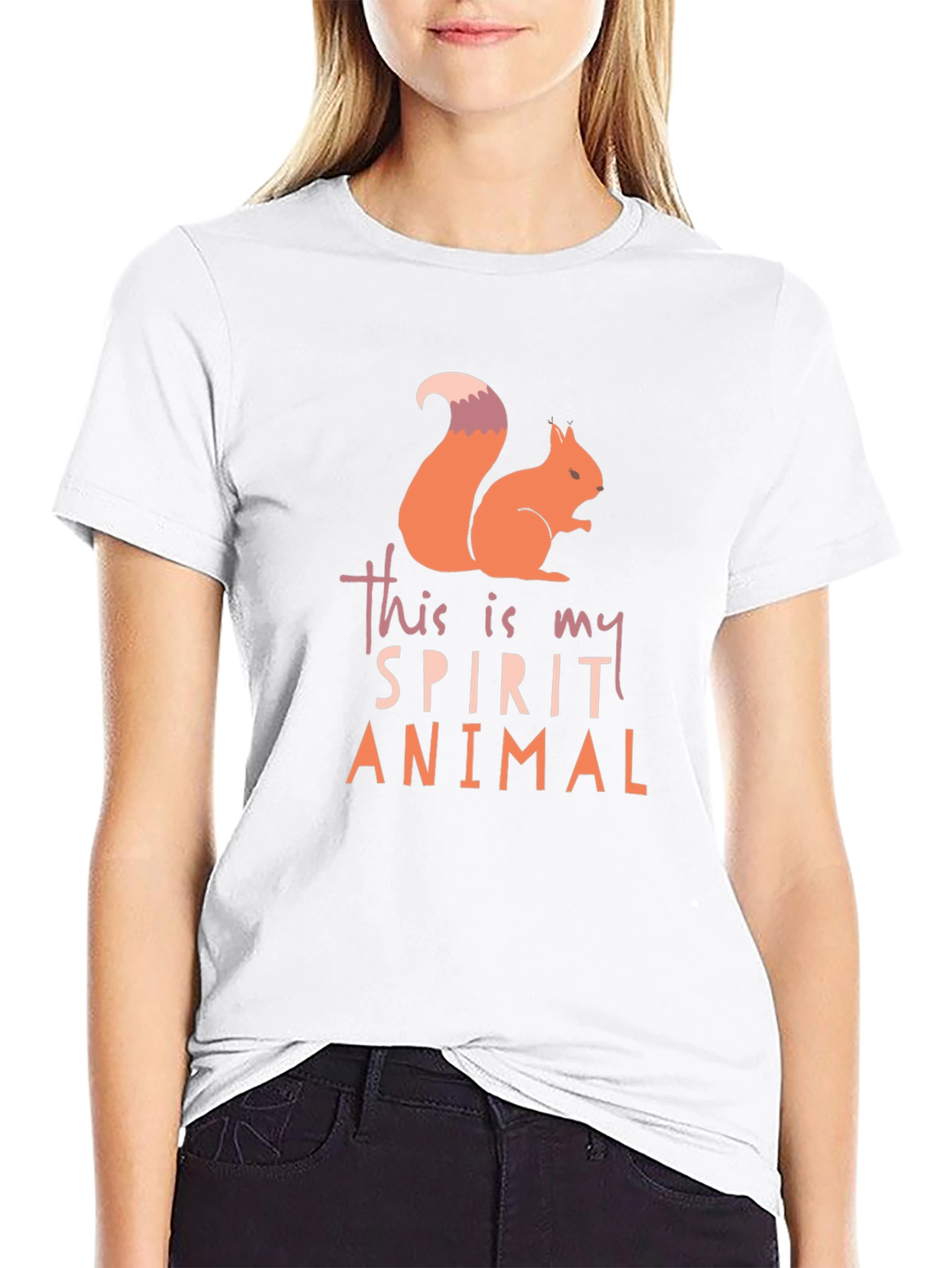 Squirrel Spirit Animal Graphic Tee