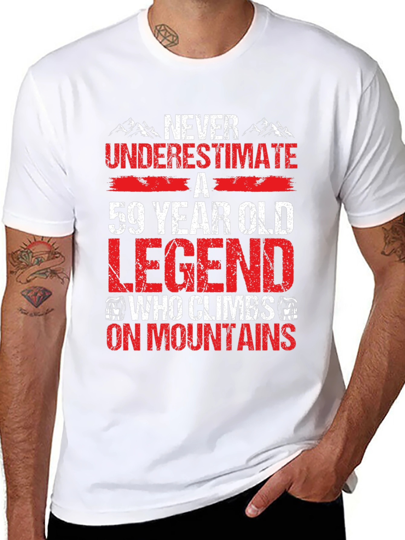 59 Year Old Legend Climber T-Shirt
