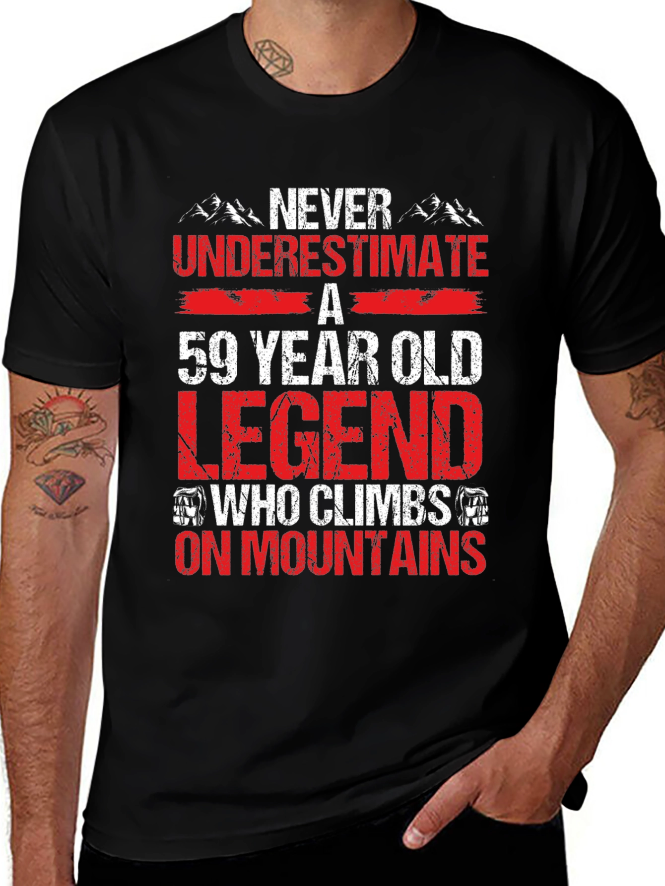 59 Year Old Legend Climber T-Shirt
