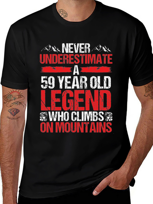59 Year Old Legend Climber T-Shirt