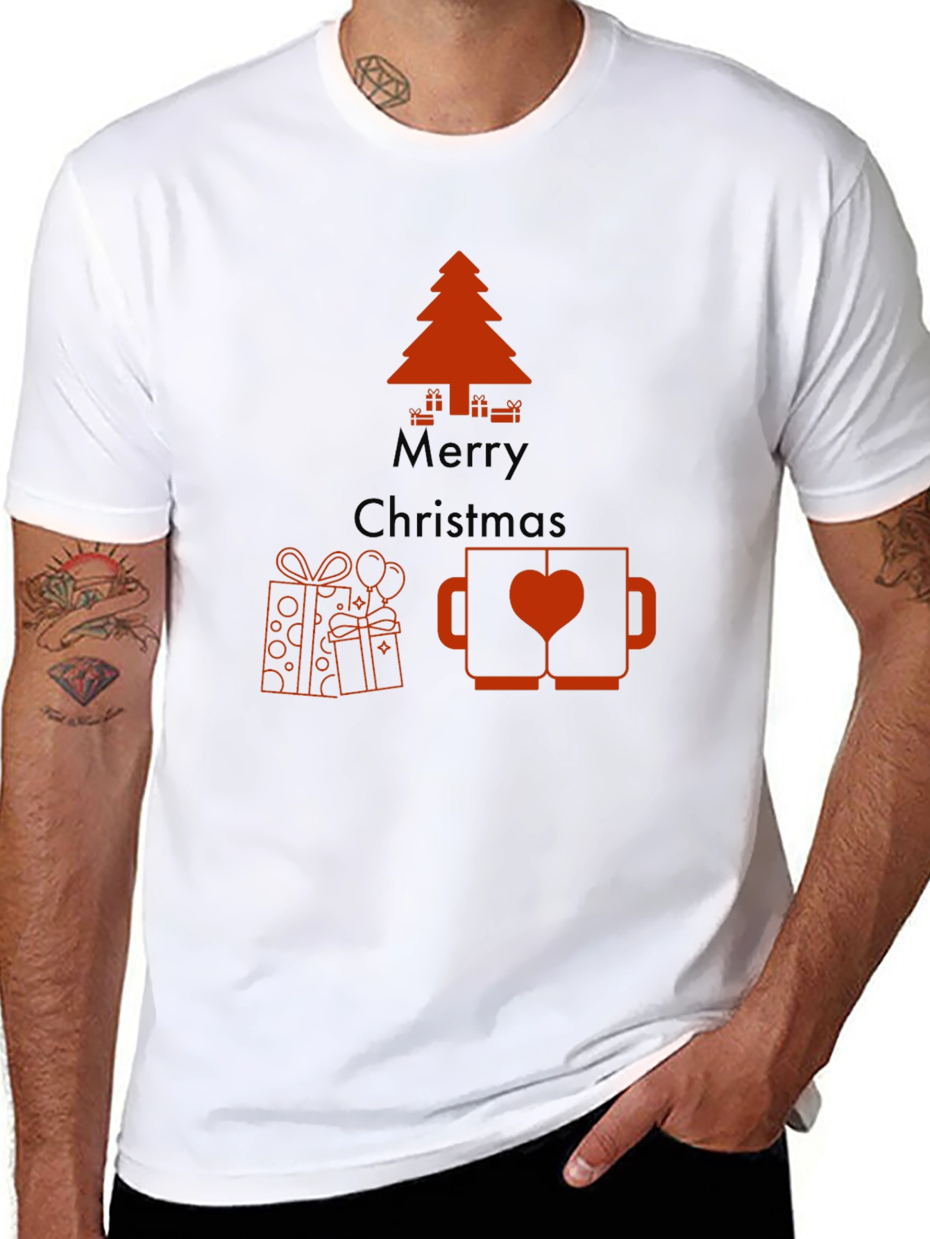 Festive Christmas Graphic Tee - Holiday Celebration Shirt