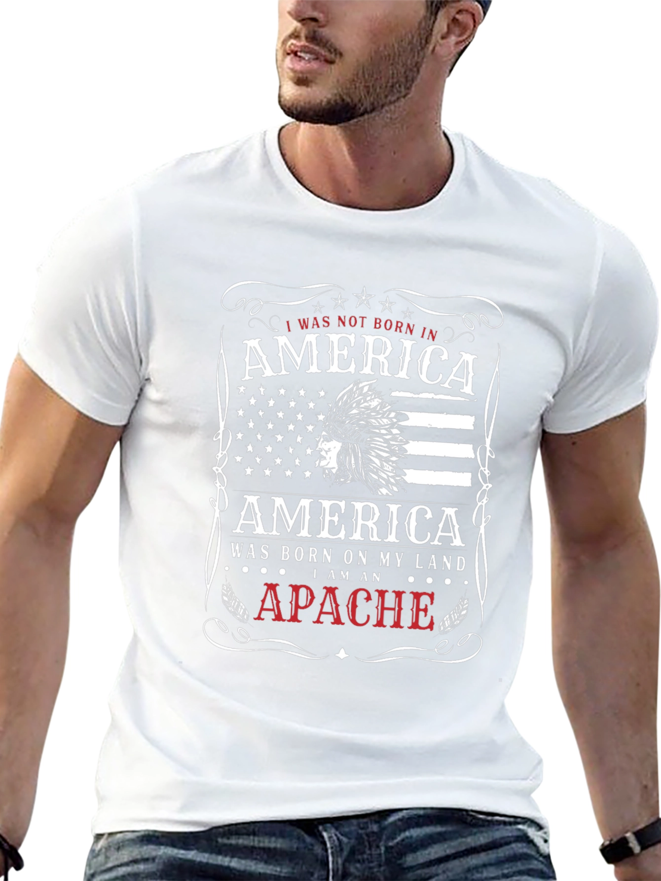 Native American Pride T-Shirt - Apache Nation