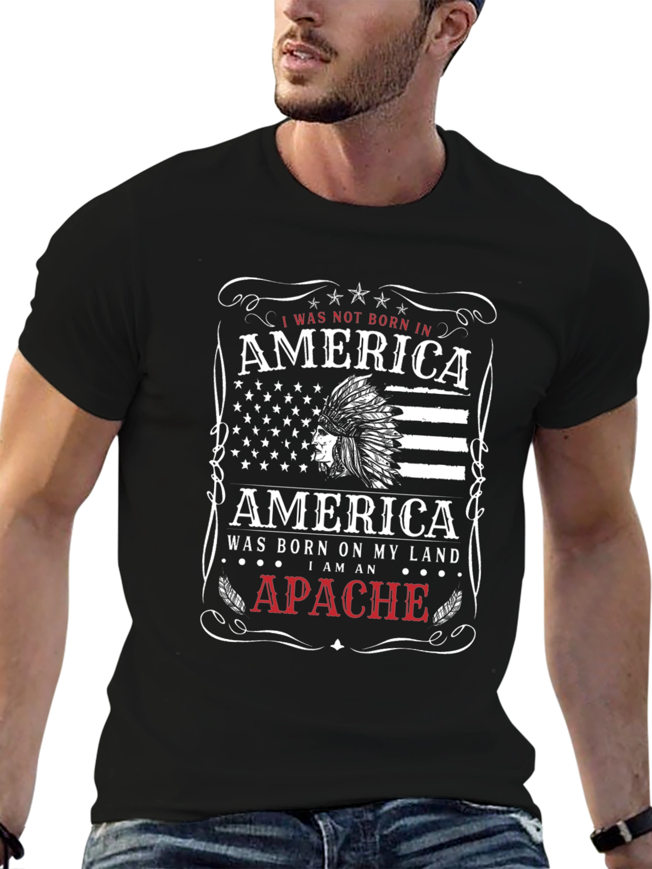 Native American Pride T-Shirt - Apache Nation