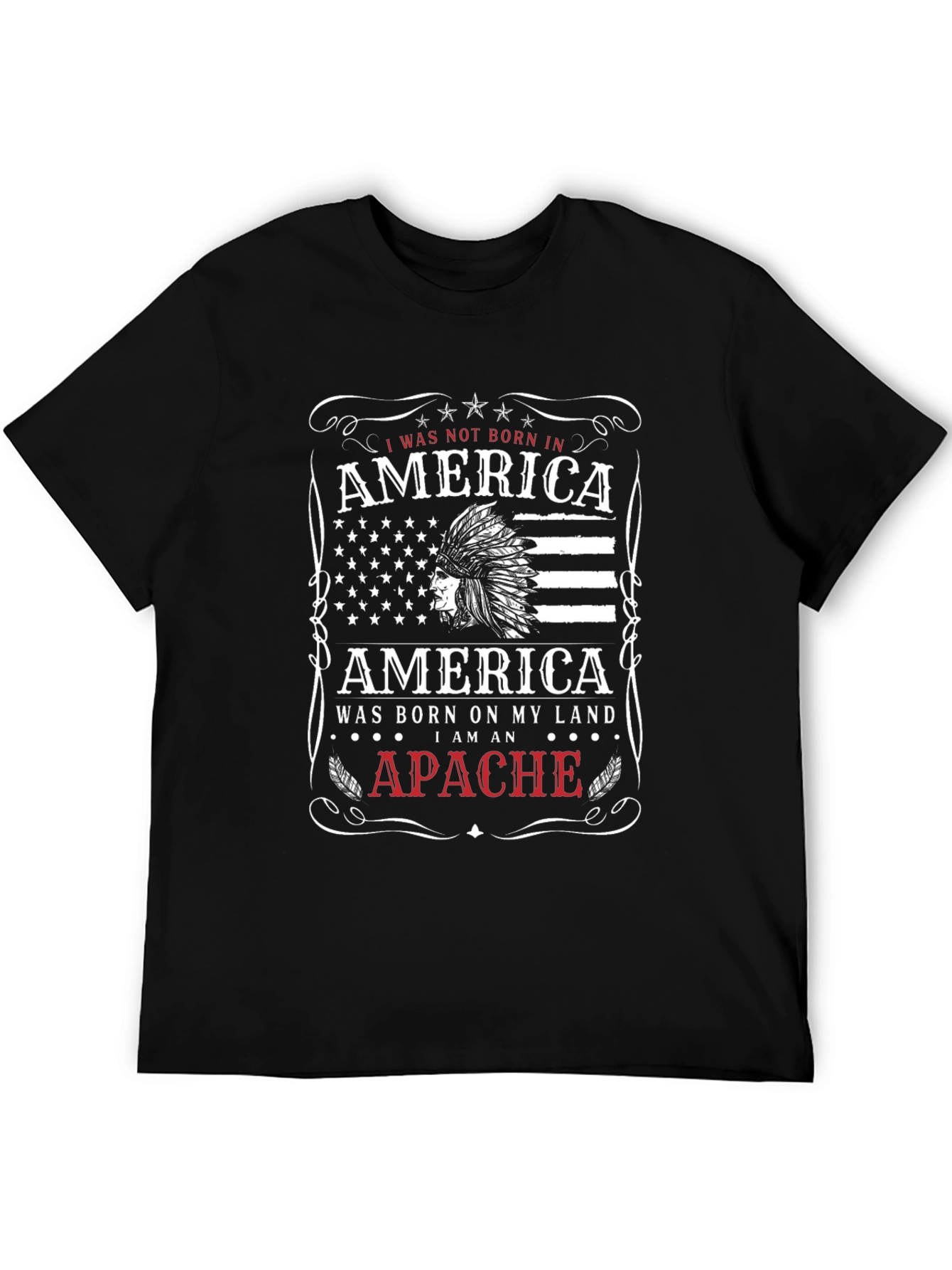 Native American Pride T-Shirt - Apache Nation