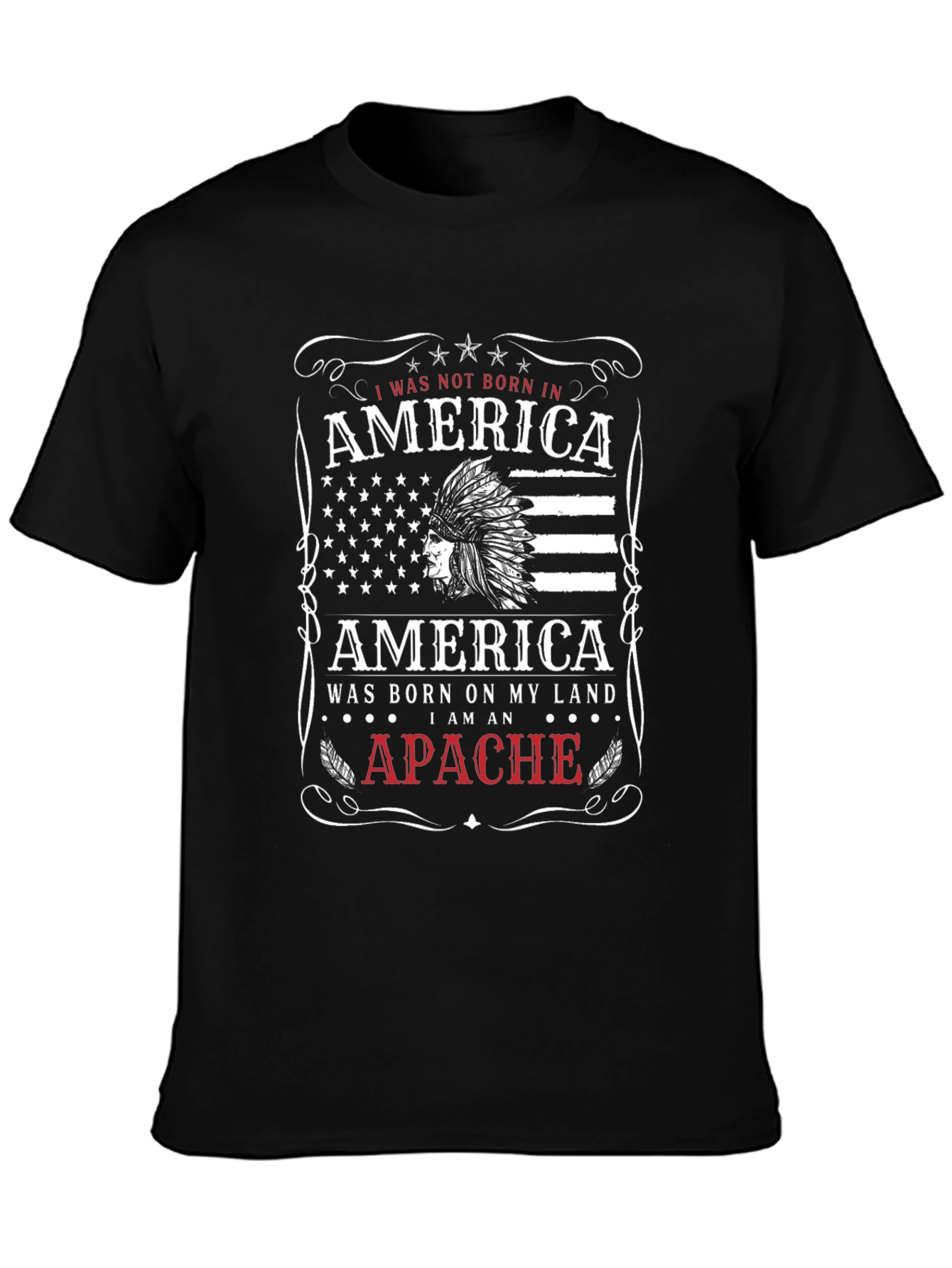 Native American Pride T-Shirt - Apache Nation