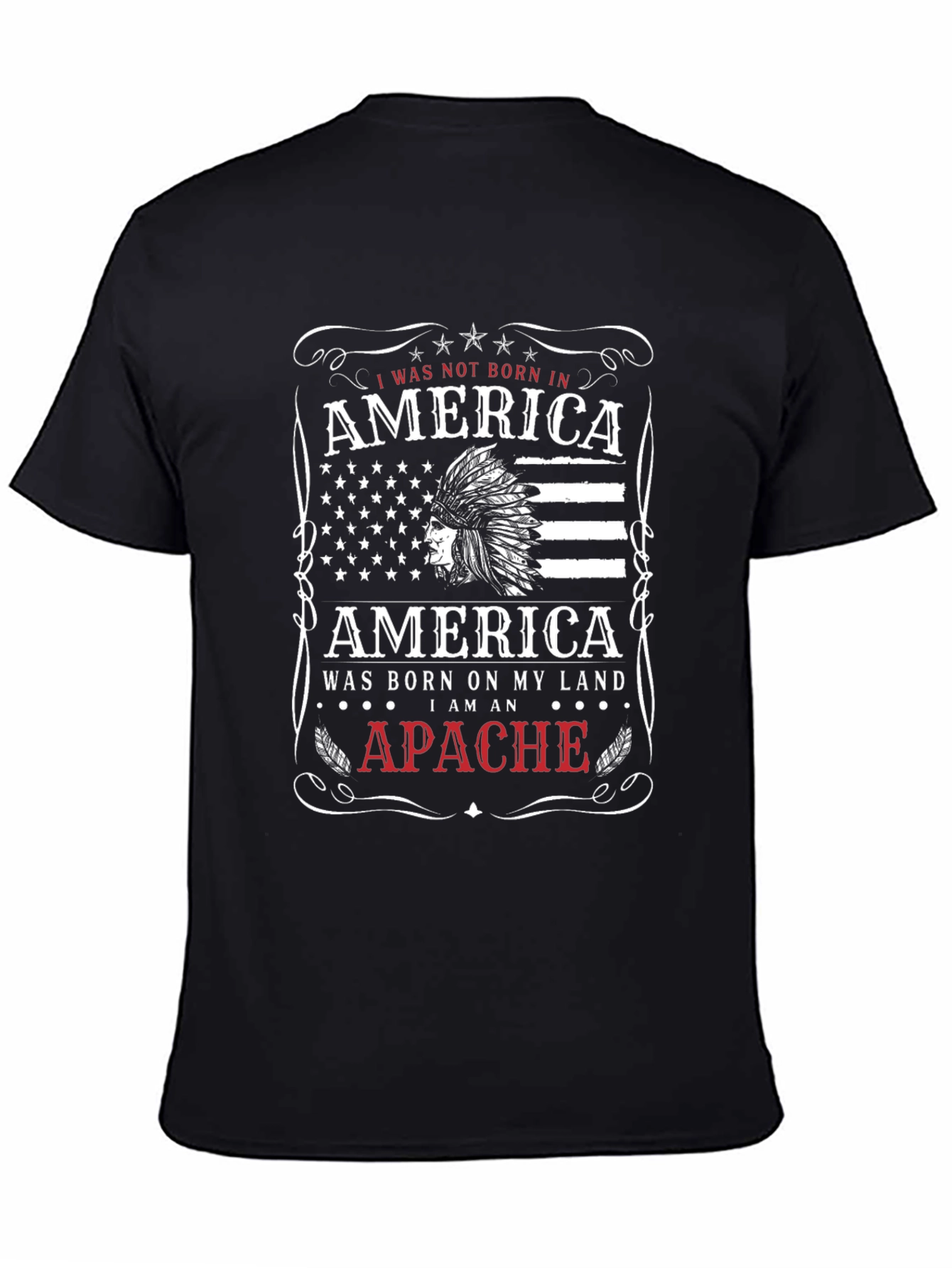 Native American Pride T-Shirt - Apache Nation