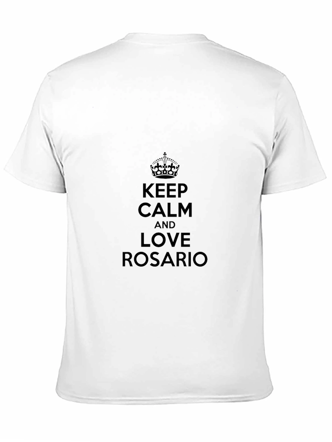 Keep Calm & Love Rosario Black T-Shirt