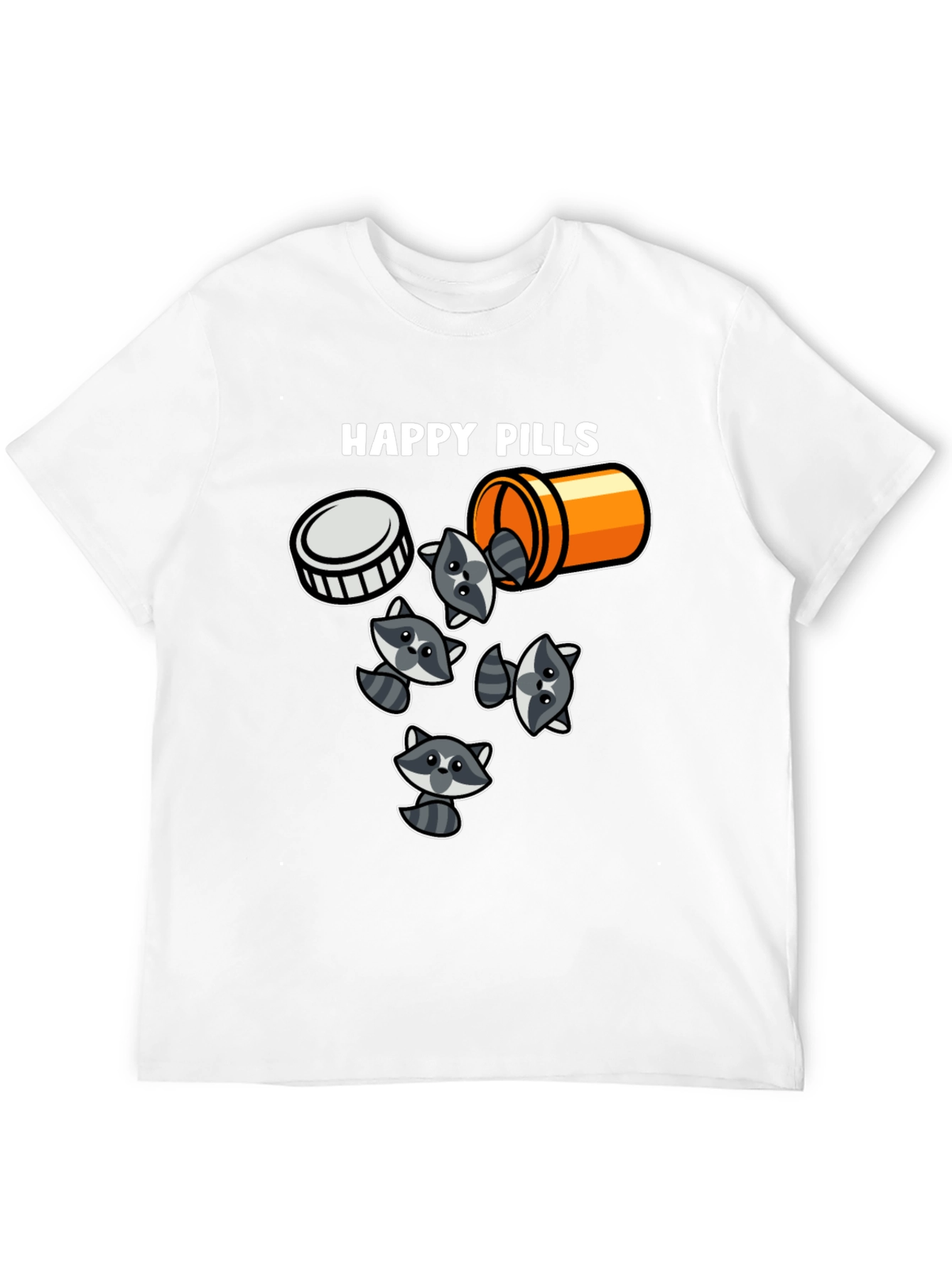 Happy Pills Raccoon T-Shirt
