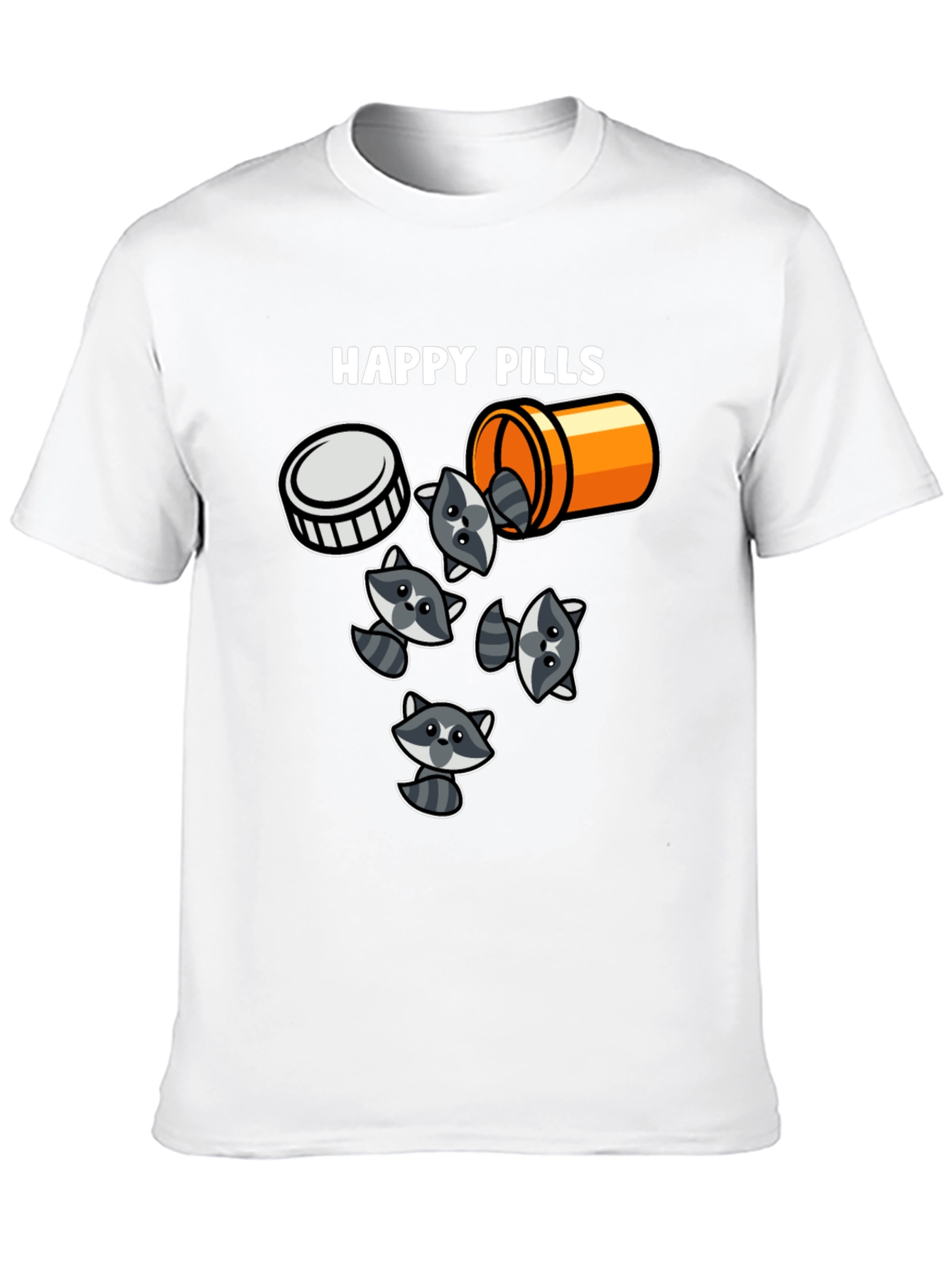 Happy Pills Raccoon T-Shirt