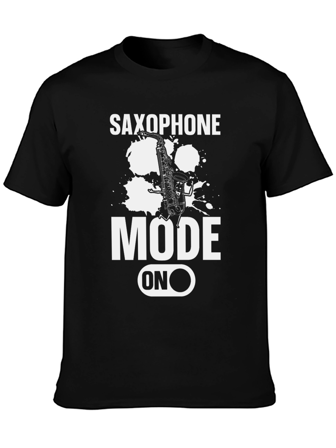 Saxophone Mode On Graphic T-Shirt