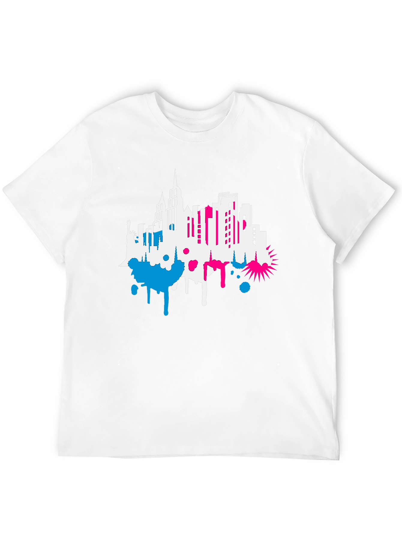 NYC Skyline Graphic Tee - Modern Urban Style