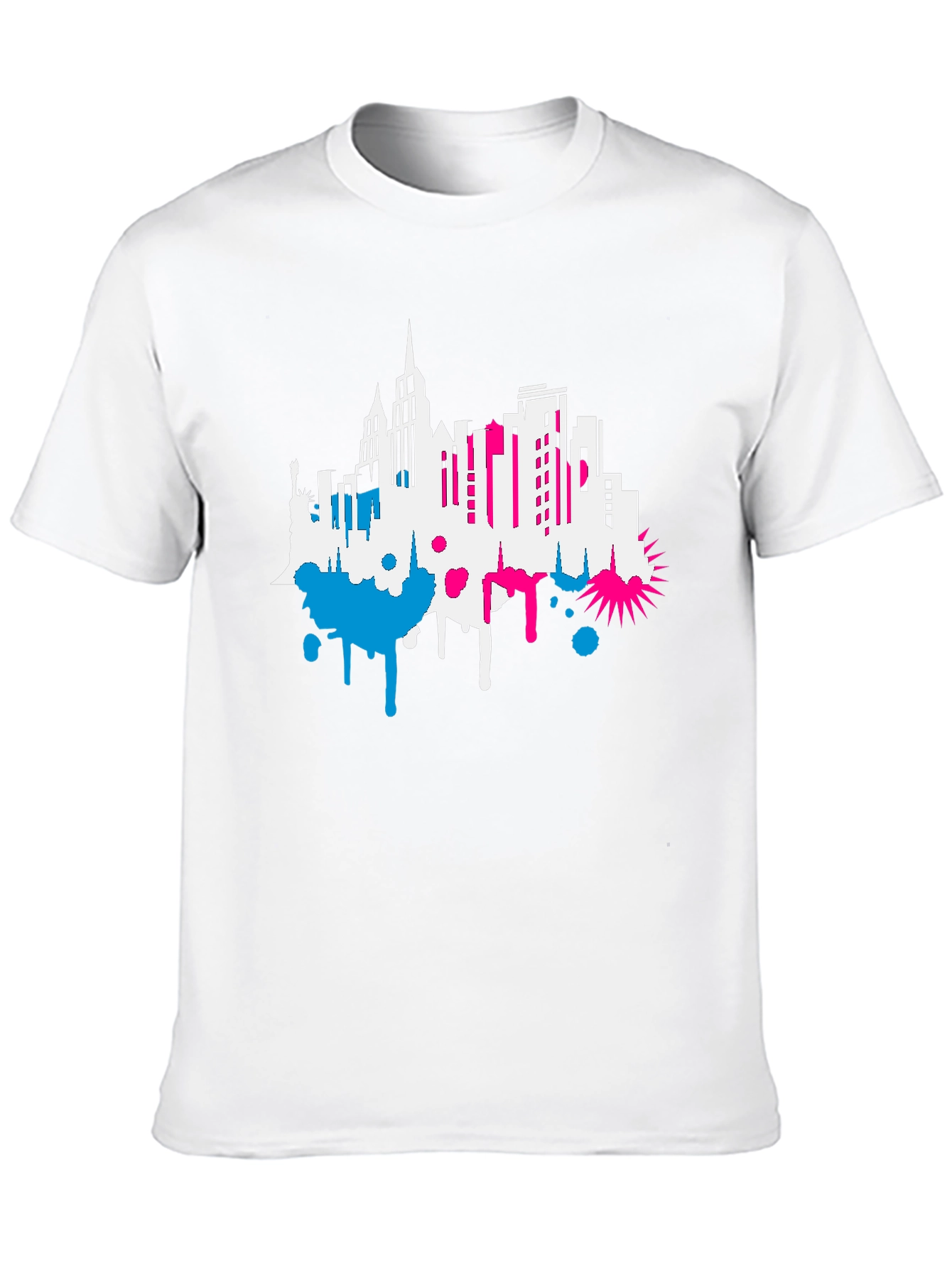NYC Skyline Graphic Tee - Modern Urban Style