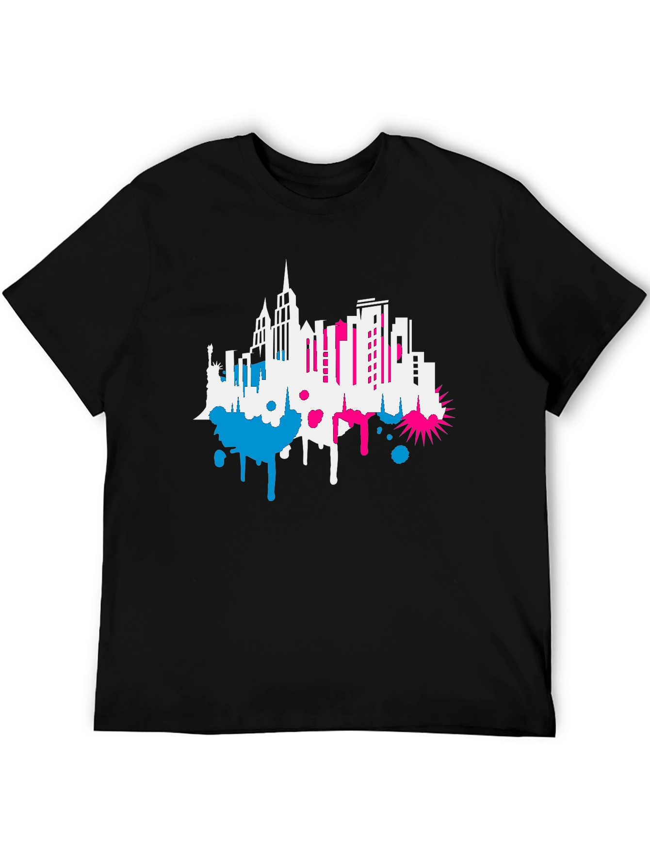 NYC Skyline Graphic Tee - Modern Urban Style