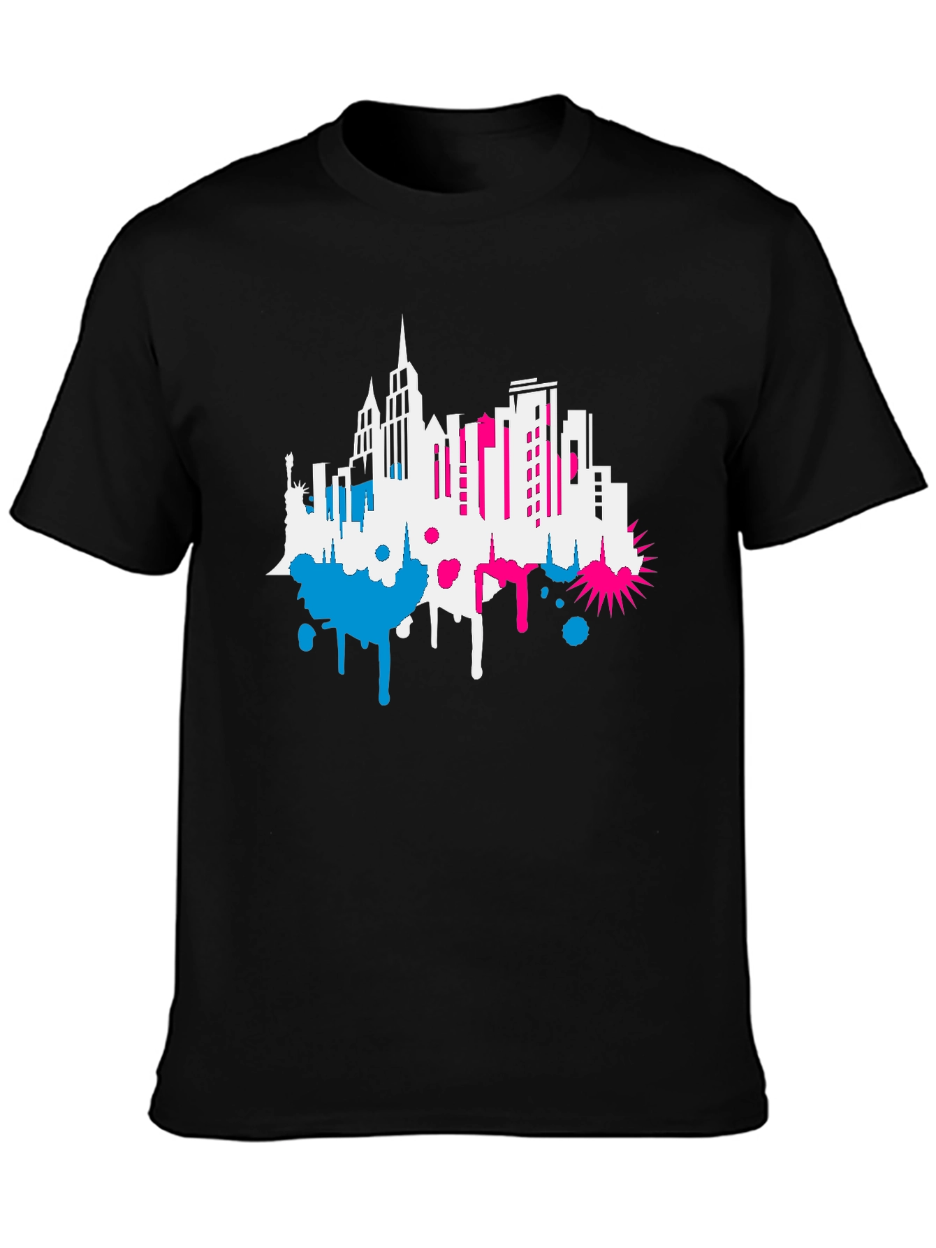 NYC Skyline Graphic Tee - Modern Urban Style
