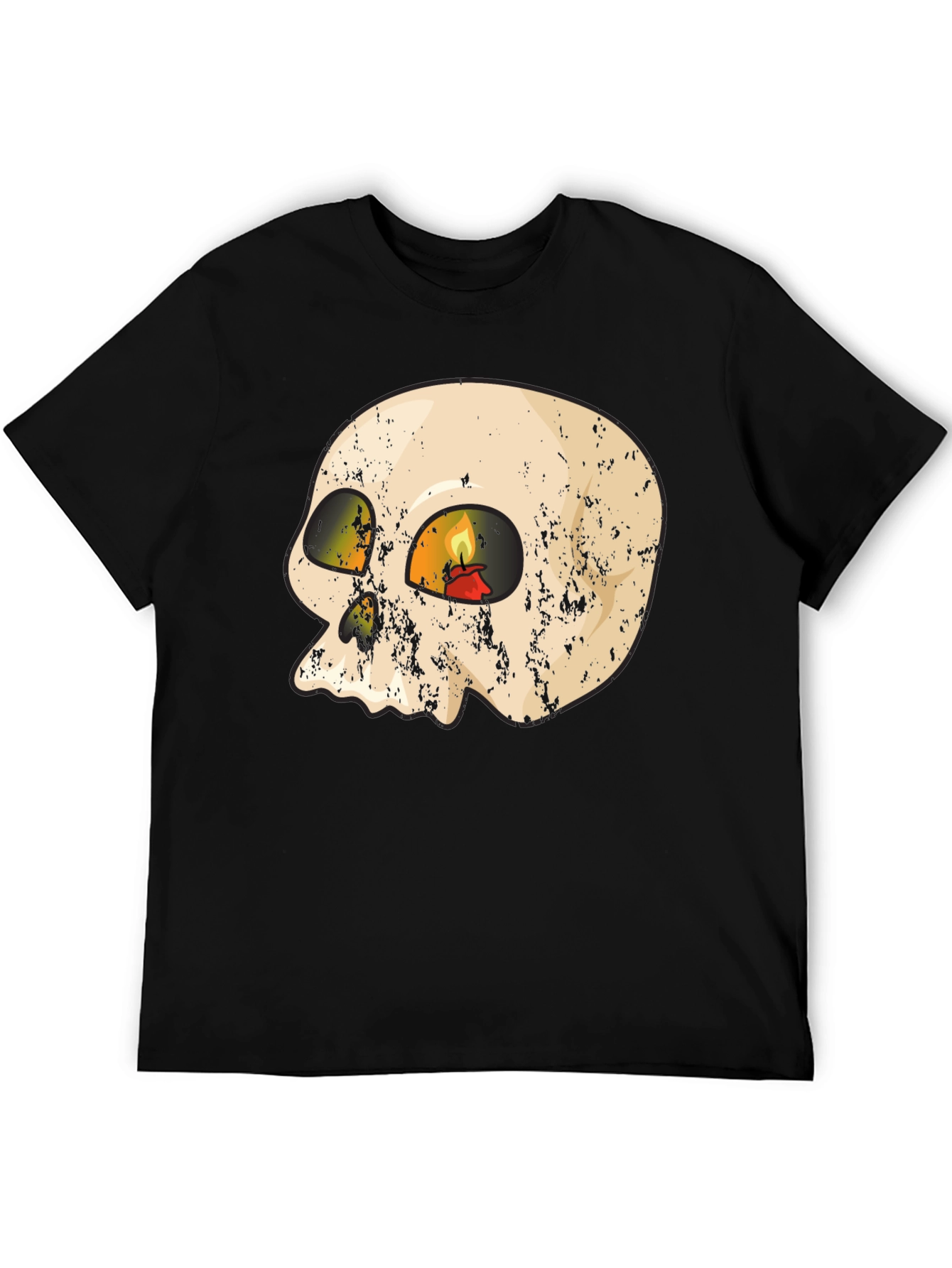 Skull Candle Graphic T-Shirt