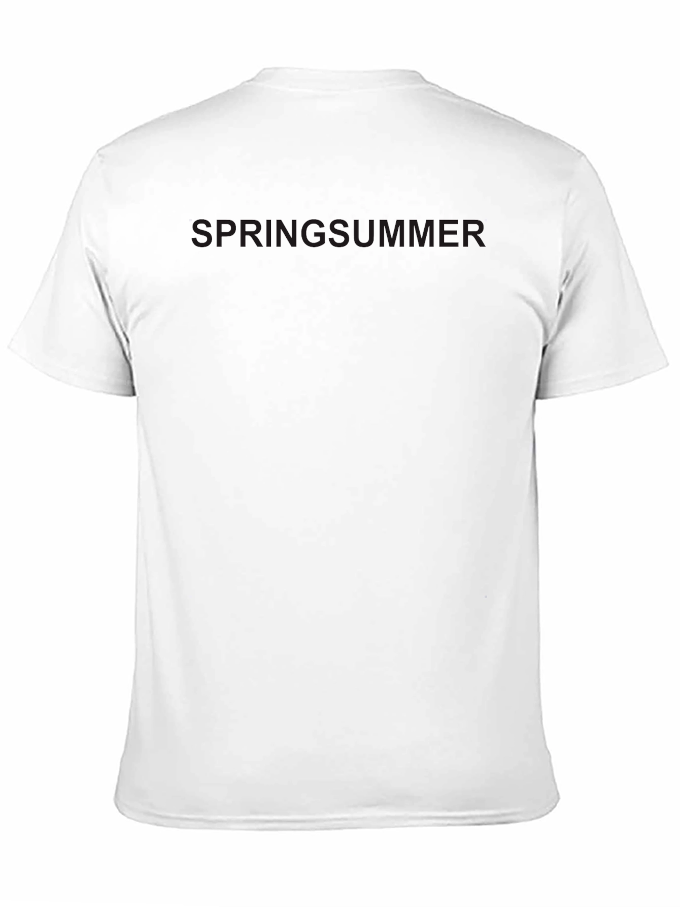 SPRINGSUMMER Black Crew Neck Tee