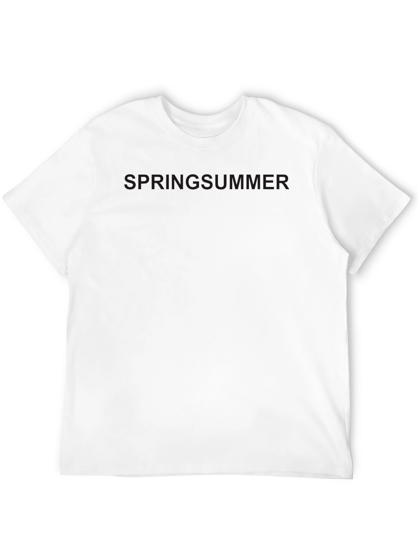 SPRINGSUMMER Black Crew Neck Tee