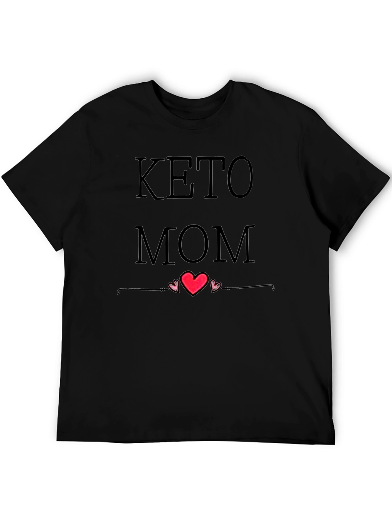 Keto Mom Graphic Tee - Black
