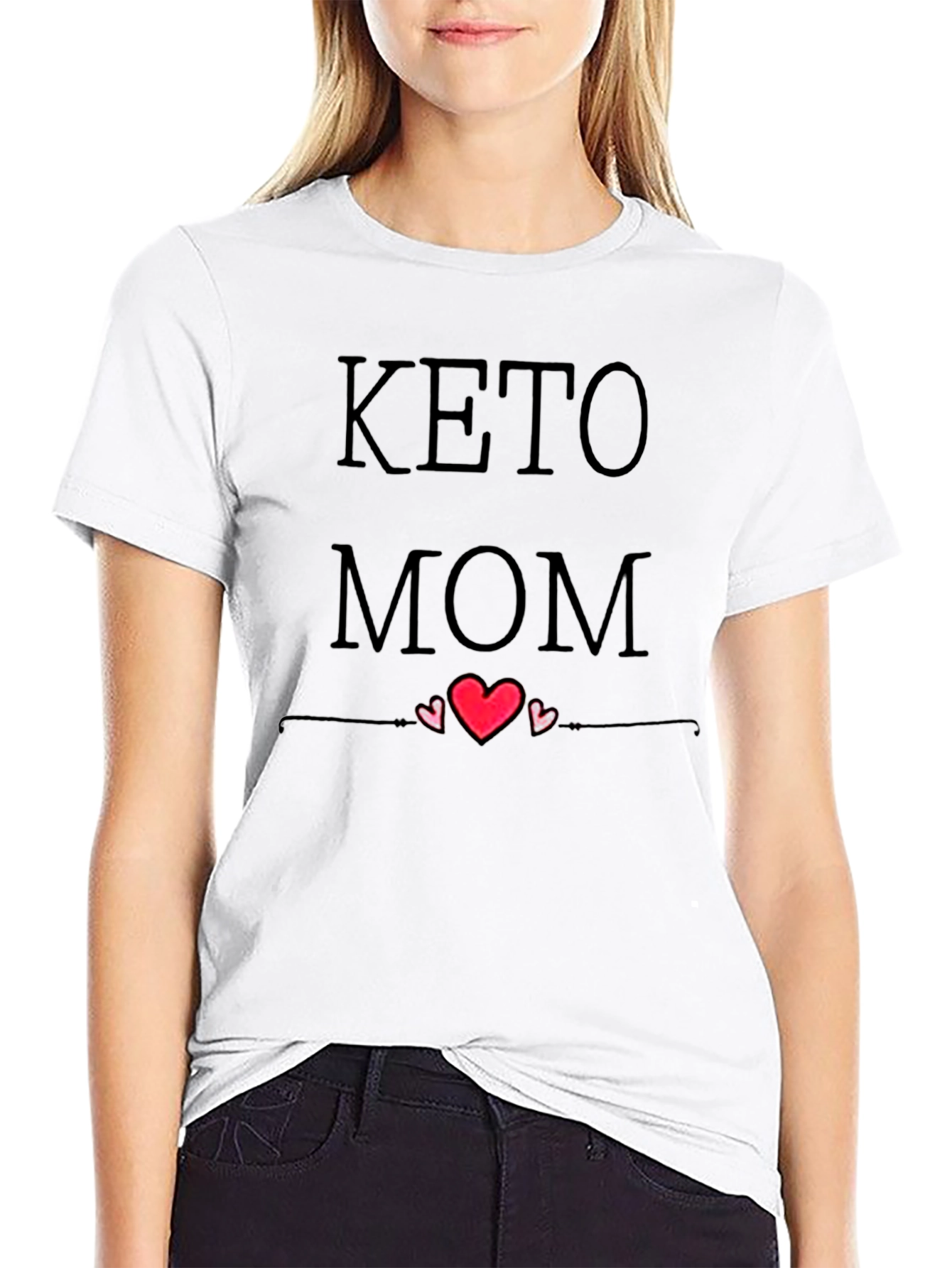 Keto Mom Graphic Tee - Black