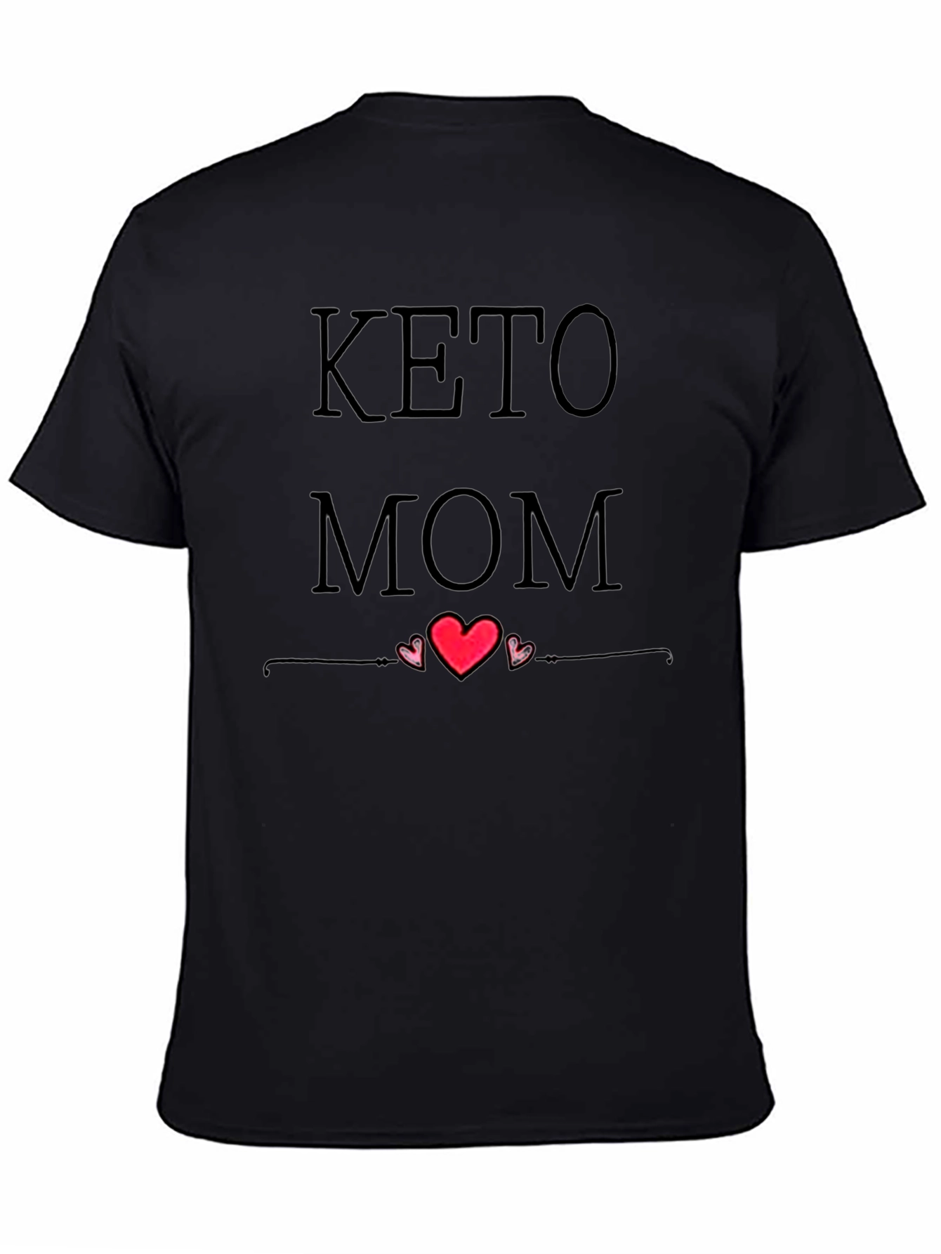 Keto Mom Graphic Tee - Black