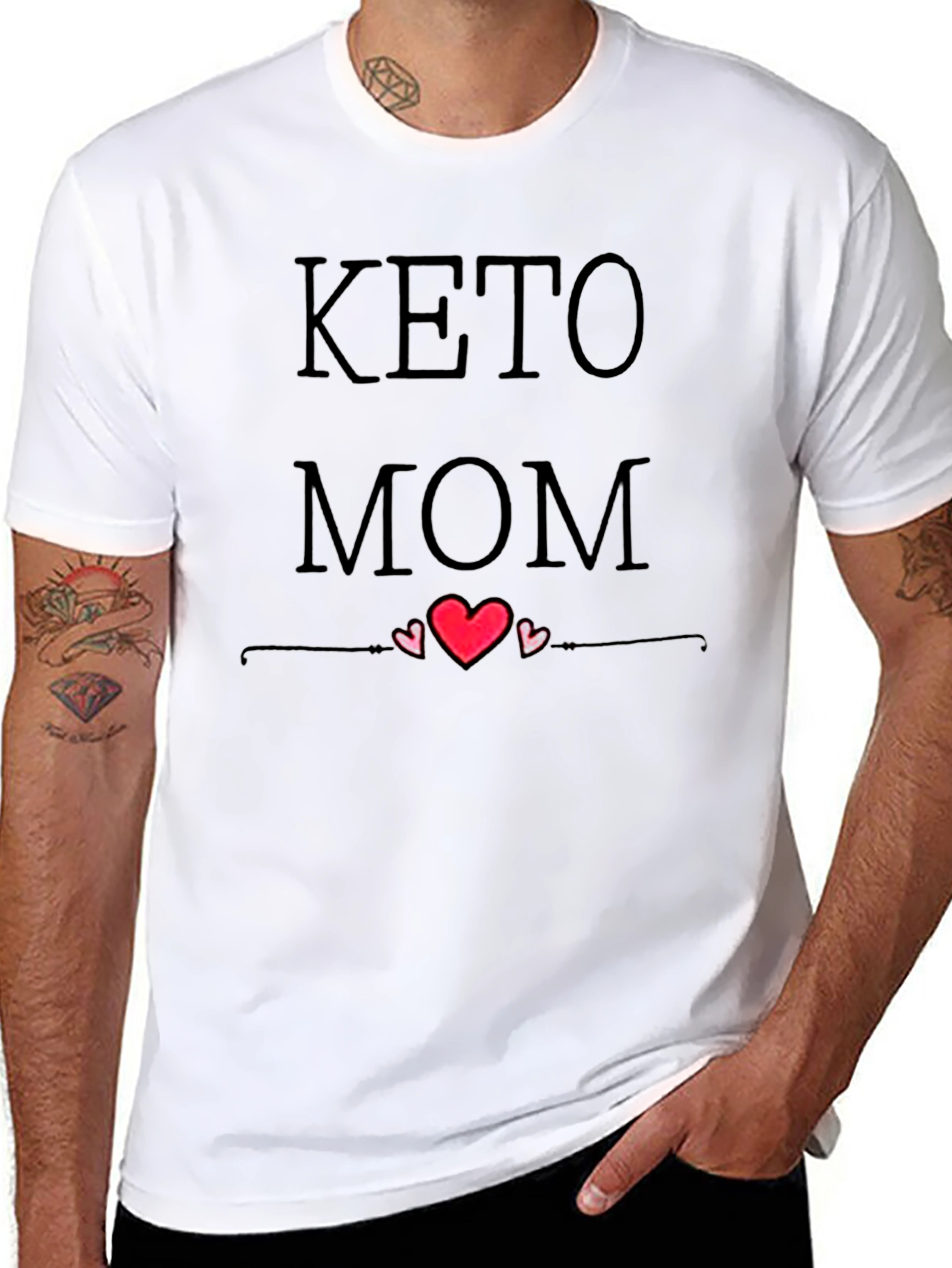 Keto Mom Graphic Tee - Black