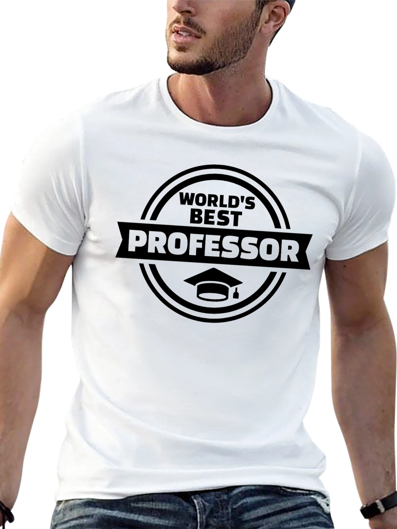 Worlds Best Professor T-Shirt - Graduation Gift