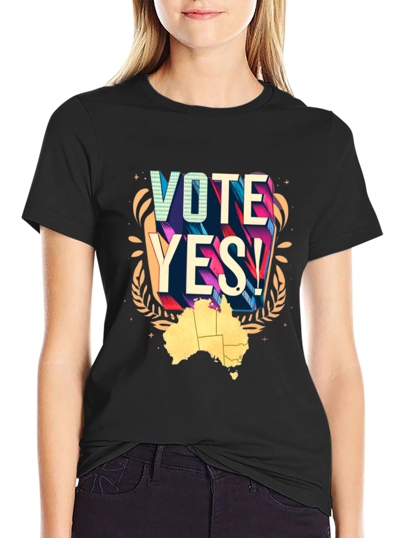Vote Yes Australia T-Shirt - Support Indigenous Recognition!