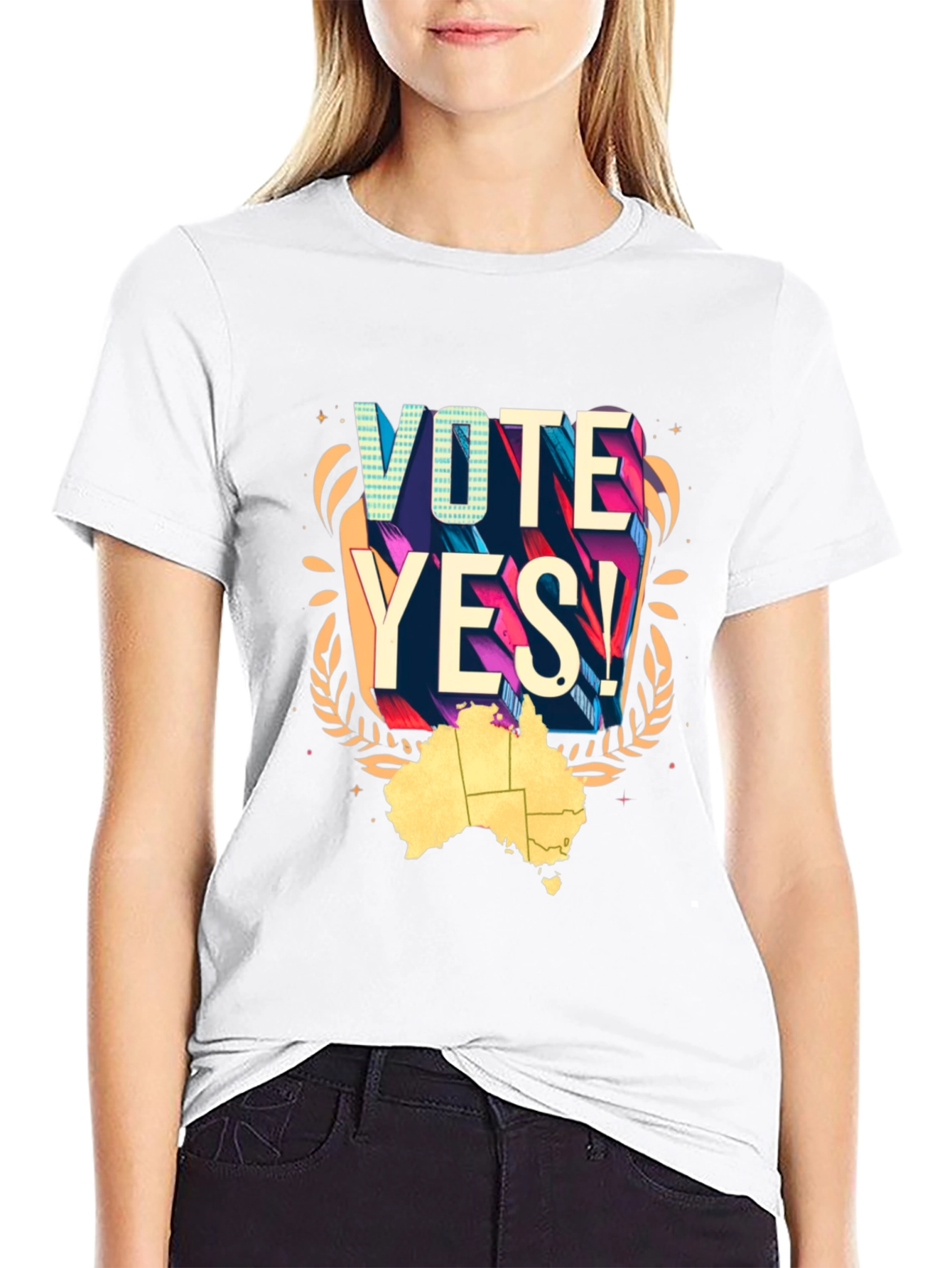 Vote Yes Australia T-Shirt - Support Indigenous Recognition!