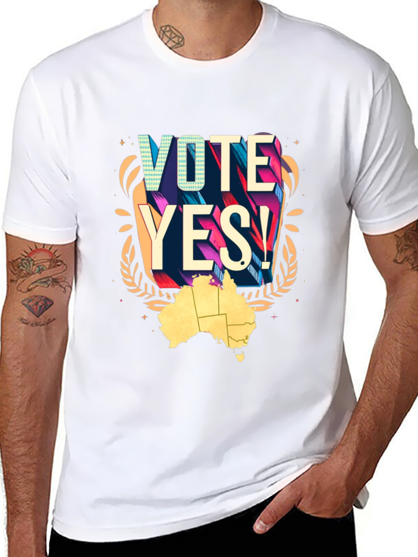 Vote Yes Australia T-Shirt - Support Indigenous Recognition!