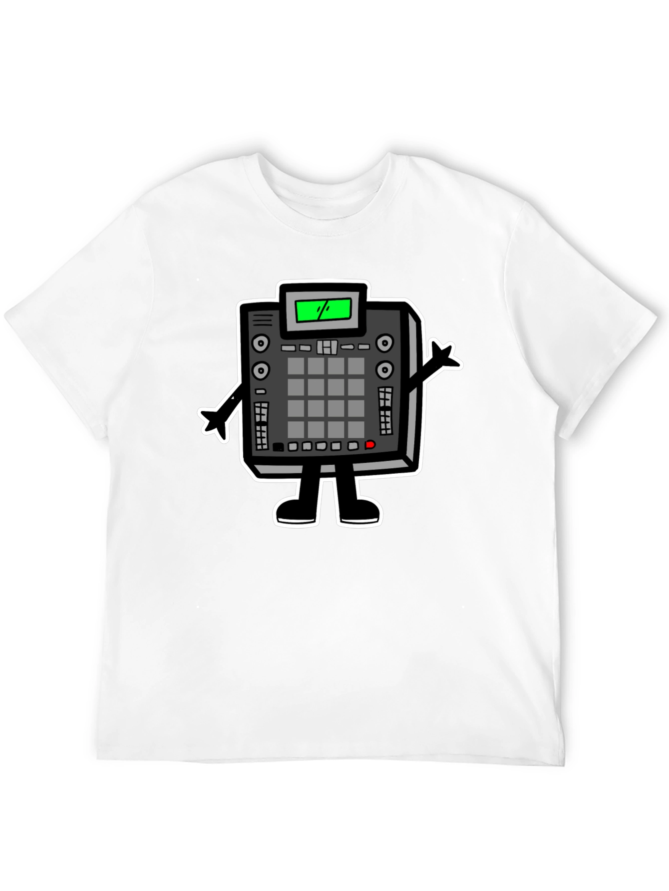 DJ Beat Machine Graphic Tee - Black