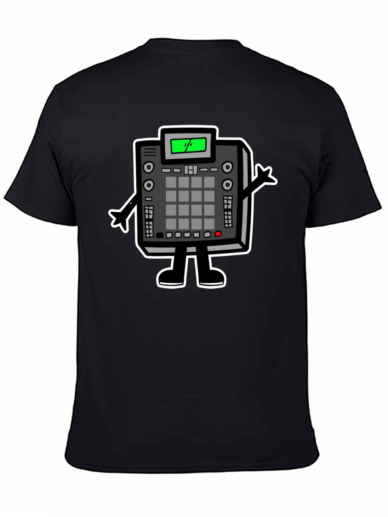 DJ Beat Machine Graphic Tee - Black