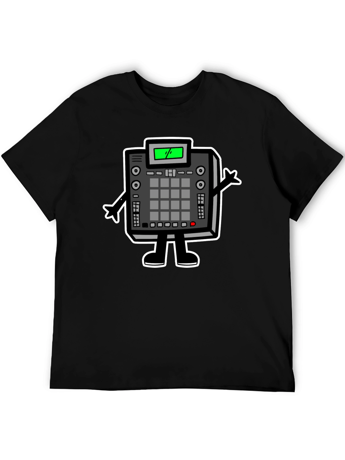 DJ Beat Machine Graphic Tee - Black