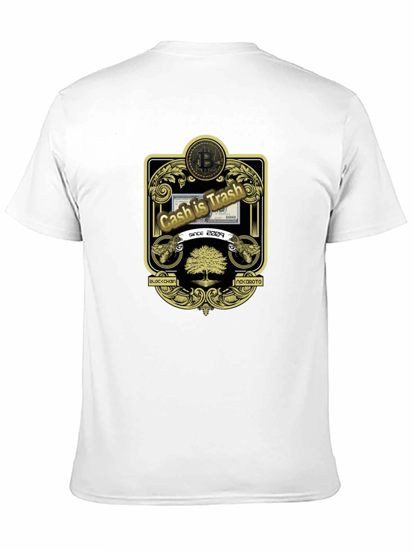 Cash is Trash Bitcoin T-Shirt