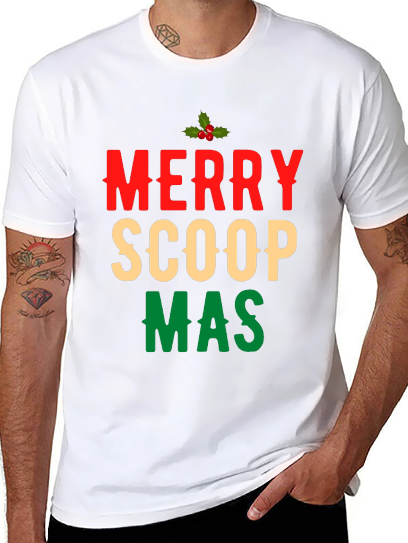 Merry Scoopmas Graphic T-Shirt