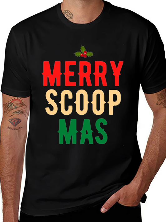 Merry Scoopmas Graphic T-Shirt